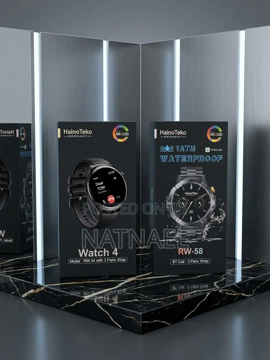 Haino Teko Germany Smartwatches ባለ ሁለት ምርጫ