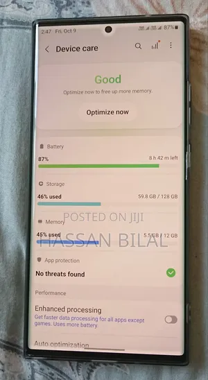 Samsung Galaxy Note 20 Ultra 5G 128 GB Black