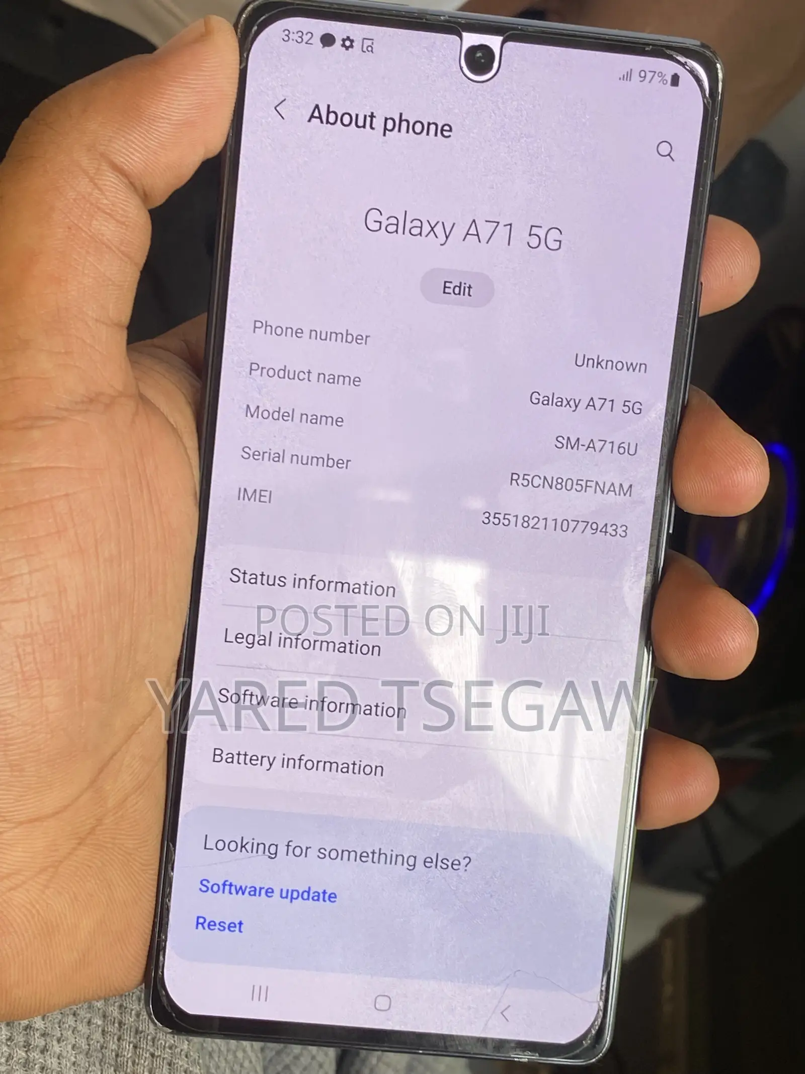 Samsung Galaxy A71 5G 128 GB Black