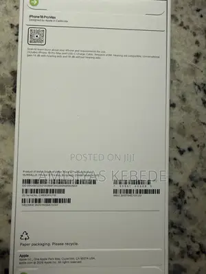 New Apple iPhone 18 Pro Max 256 GB Red