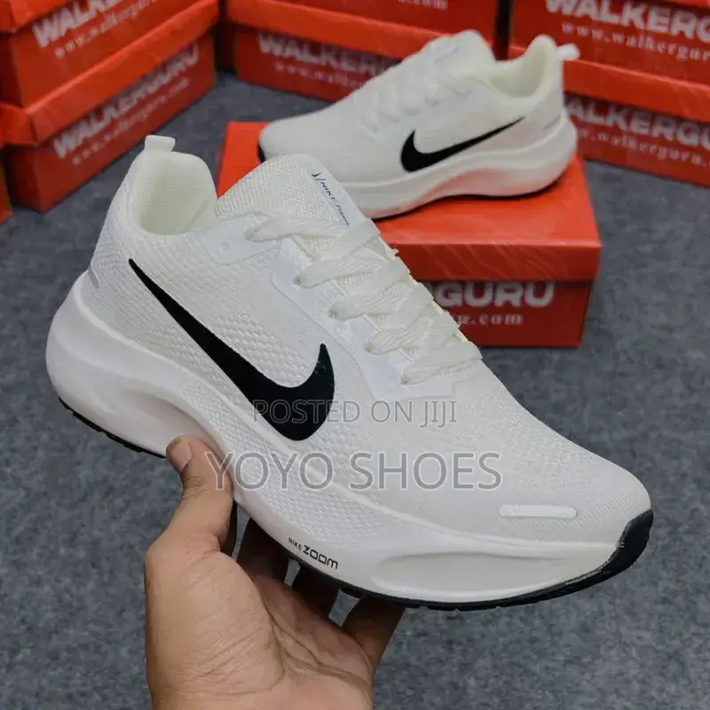 K Nike Air Zoom Pegasus Running White/Black Unisex Sneakers