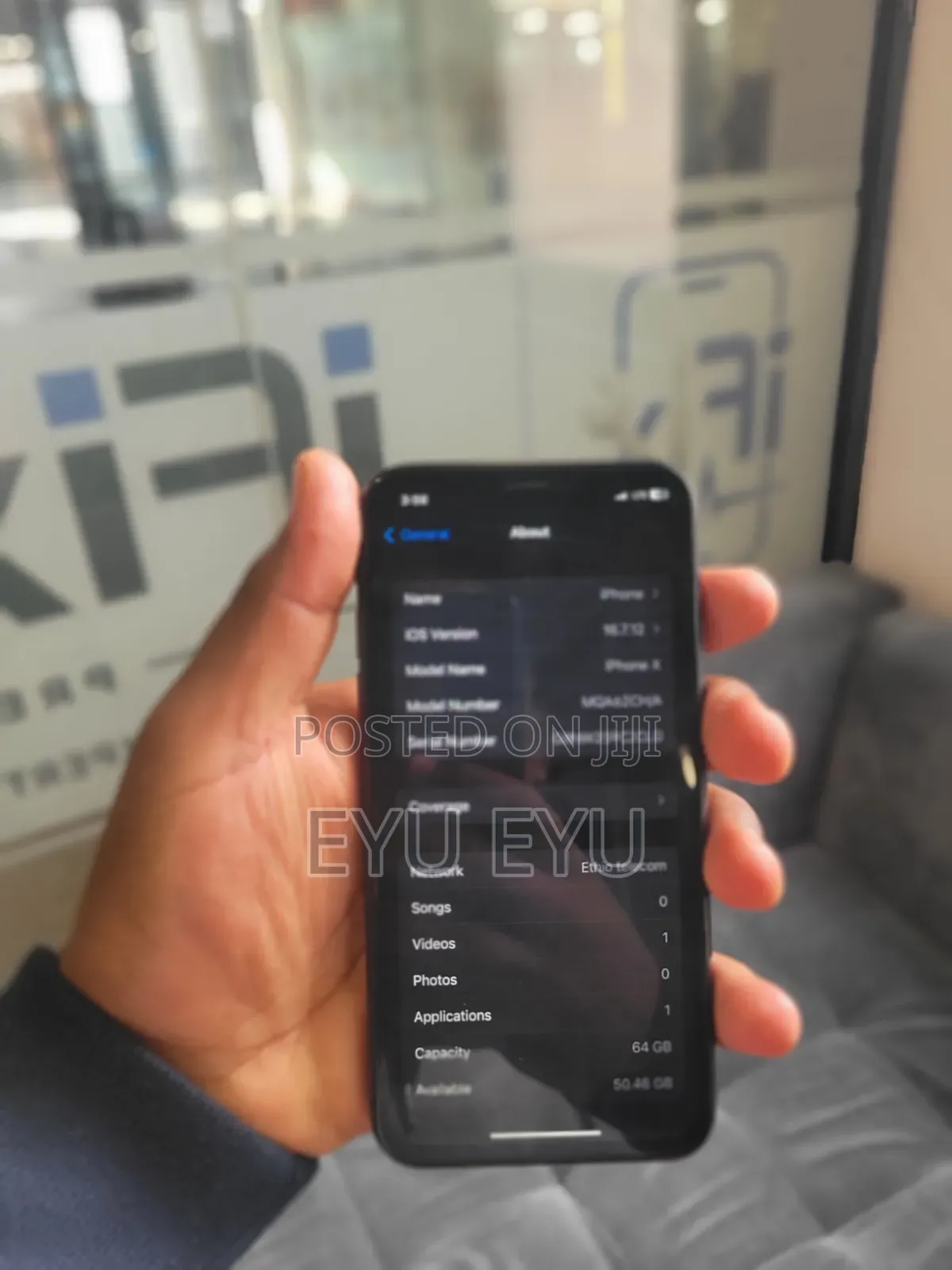 New Apple iPhone X 64 GB Black