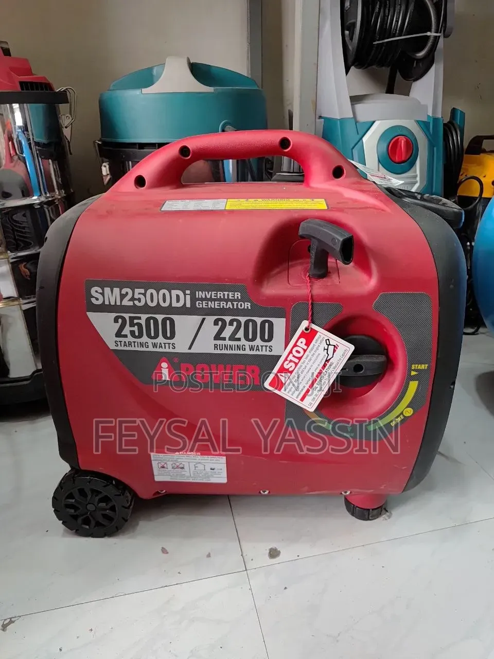 iPOWER SM2500Di Digital Inverter Generator - 2200W Portable & Silent