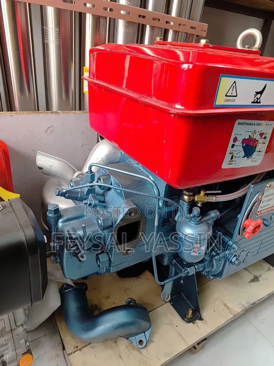 SPARLLO Diesel Engine - 22HP, Single Cylinder, Water-Cooled
