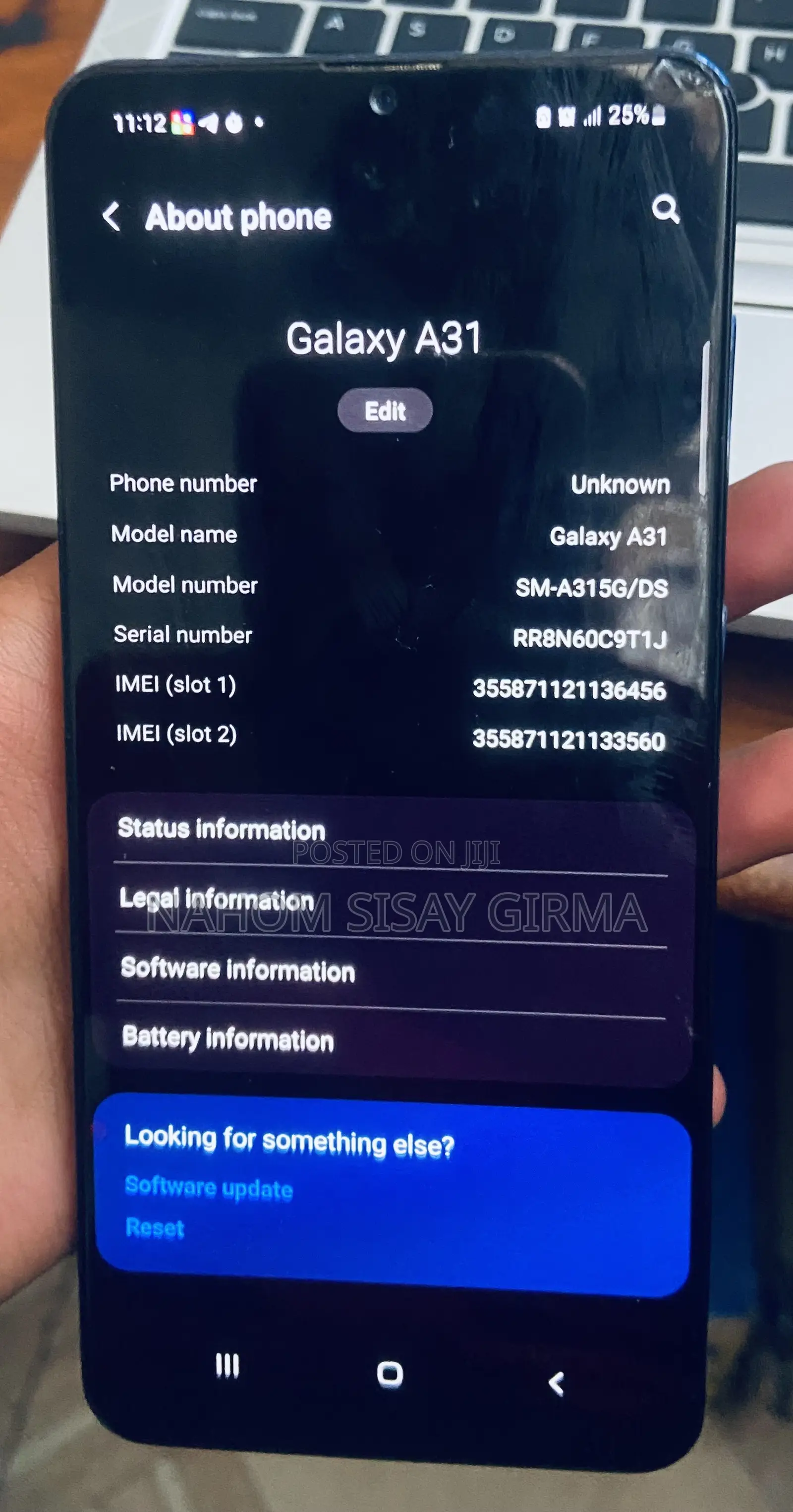 Samsung Galaxy A31 128 GB Blue