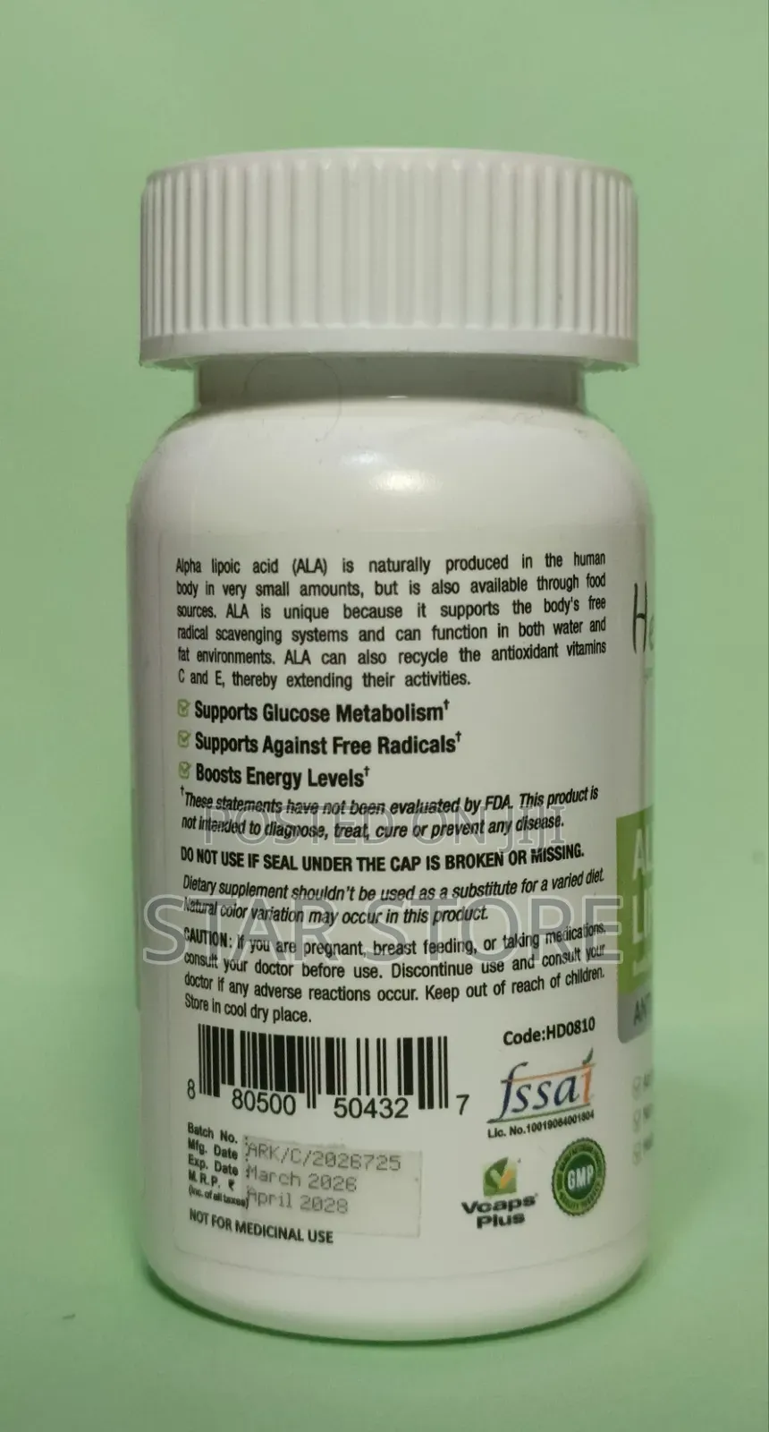 Alpha Lipoic Acid(ALA)