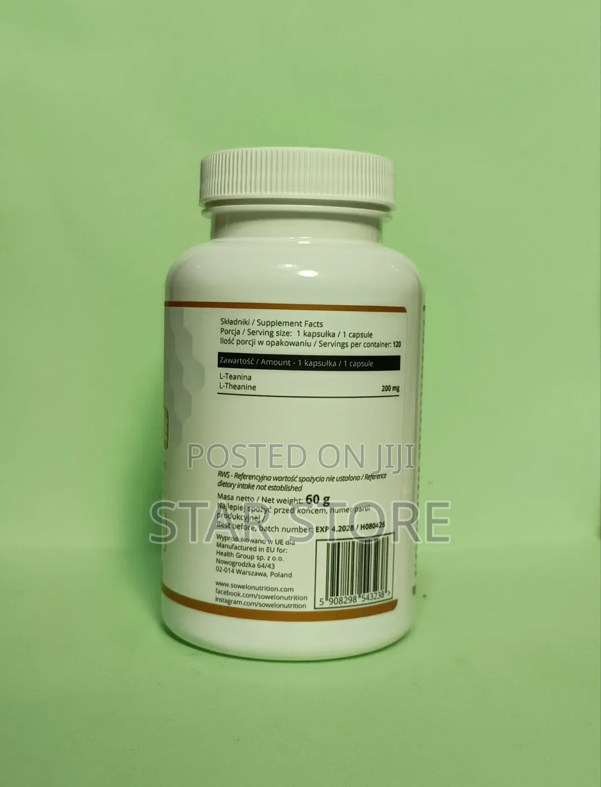 L Theanine 120 Capsule