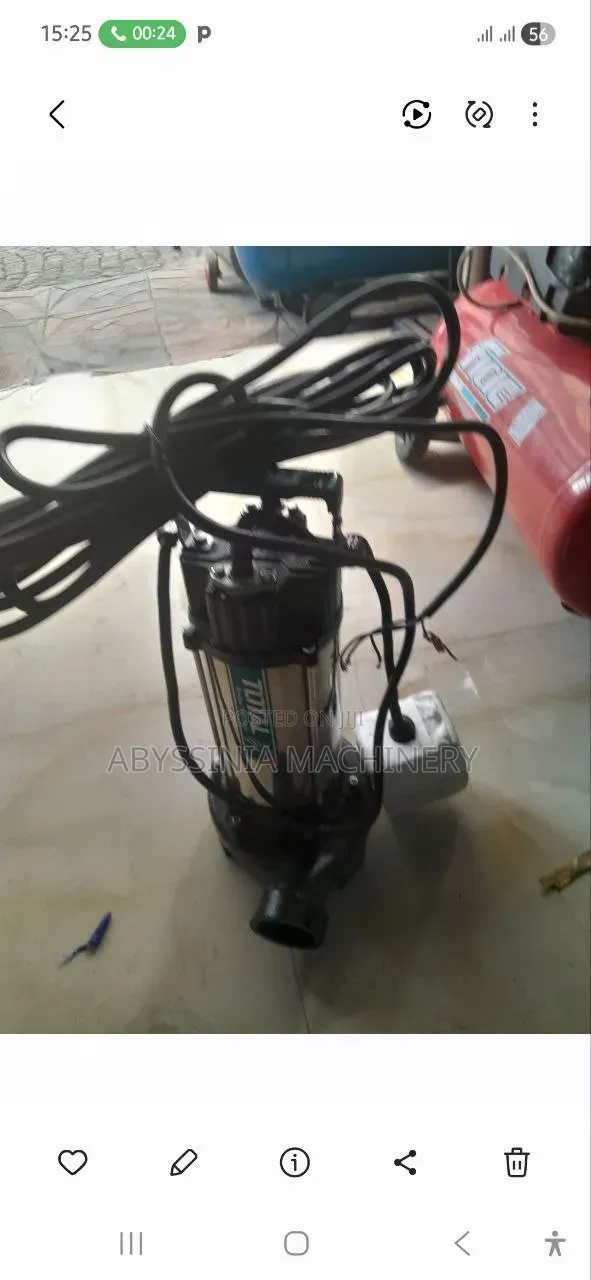 TOTAL 3HP Water Pump Subumer Subile