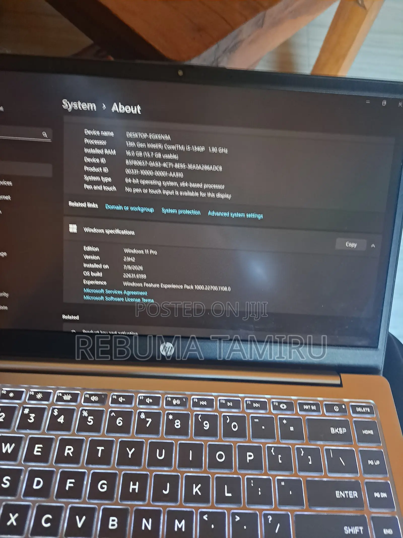 New Laptop HP 14-ep0063 16GB Intel Core i5 SSD 500GB