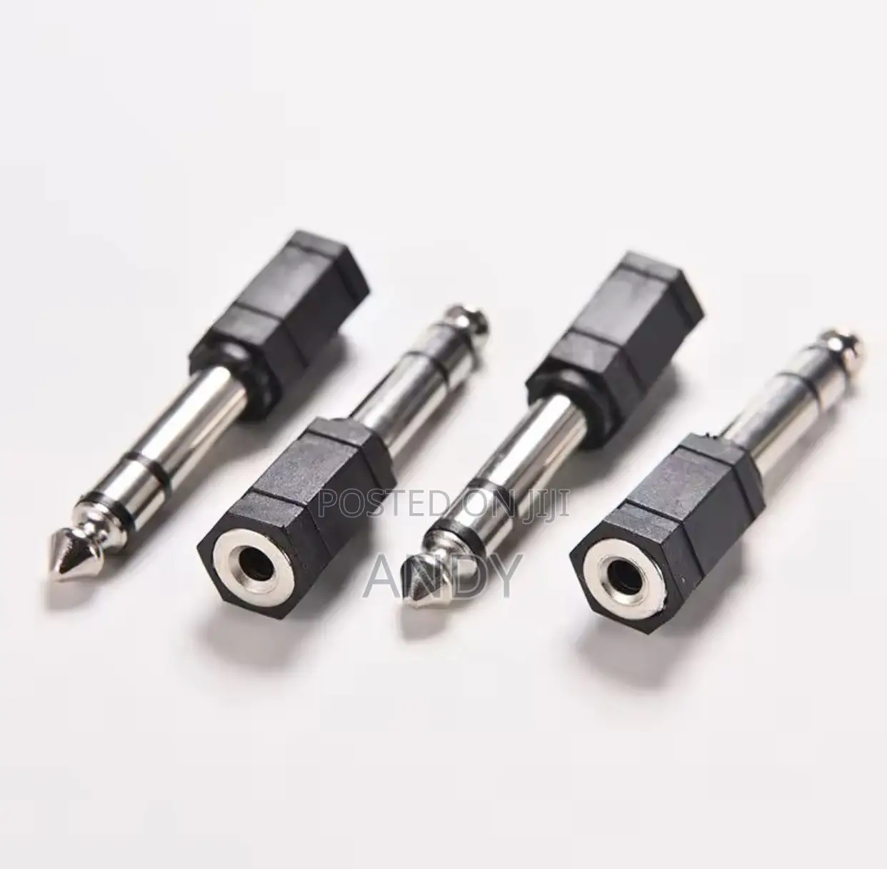 3PCS 6.5mm Male to 3.5mm Audio Mic Adapter Headphone Jack Converter