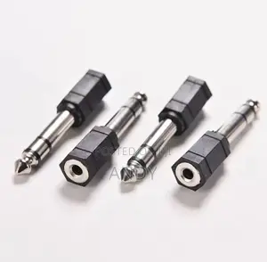 3PCS 6.5mm Male to 3.5mm Audio Mic Adapter Headphone Jack Converter