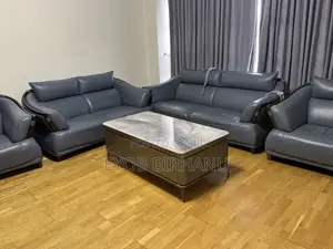 Leather Sofa ሶፋ