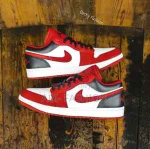 Nike Air Jordan 1 Low “Gym Red and Black” Shoes – Classic Style