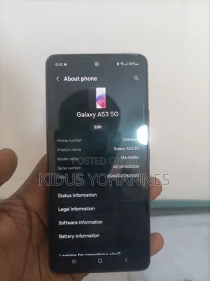New Samsung Galaxy A53 5G 128 GB Black