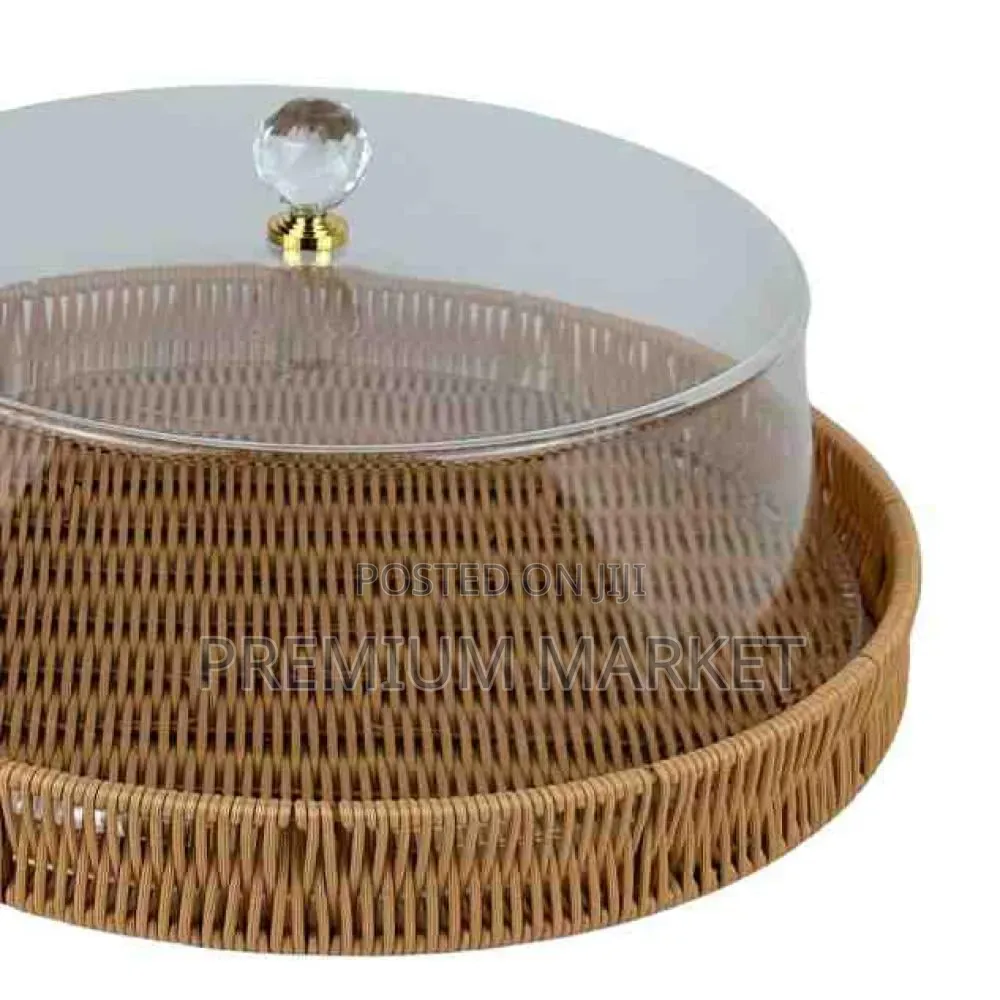 Round Serving Tray የእንጀራ ማቅረቢያ