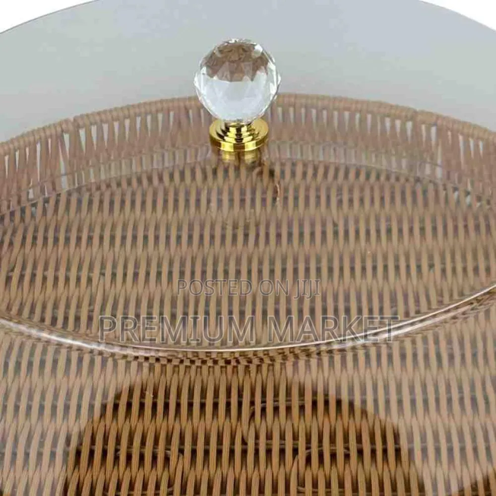 Round Serving Tray የእንጀራ ማቅረቢያ