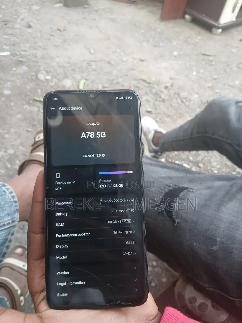 Oppo A78 5G 128 GB Black