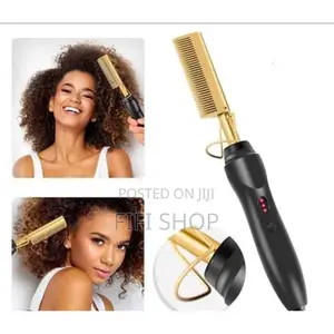 Gold Ceramic Professional Press Comb