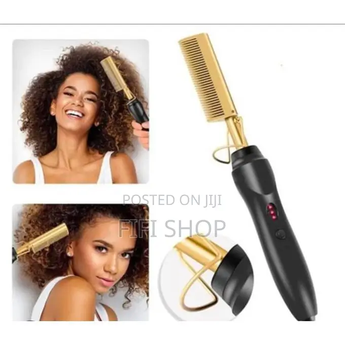 Gold Ceramic Professional Press Comb