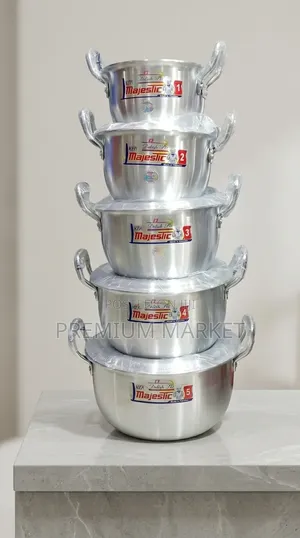 Majestic Original Cookware 10 Piece የፓኪስታን ኦራጅናል ማጂስቲክ ድስት ባለ 5 ደረጃ