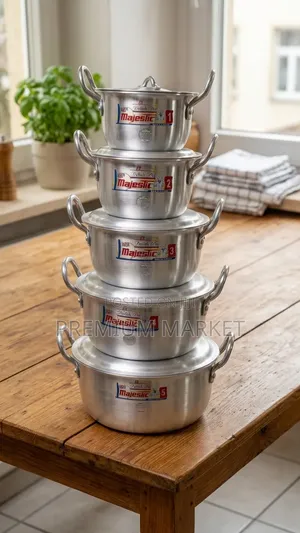 Majestic Original Cookware 10 Piece የፓኪስታን ኦራጅናል ማጂስቲክ ድስት ባለ 5 ደረጃ