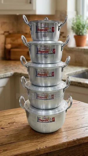 Majestic Original Cookware 10 Piece የፓኪስታን ኦራጅናል ማጂስቲክ ድስት ባለ 5 ደረጃ