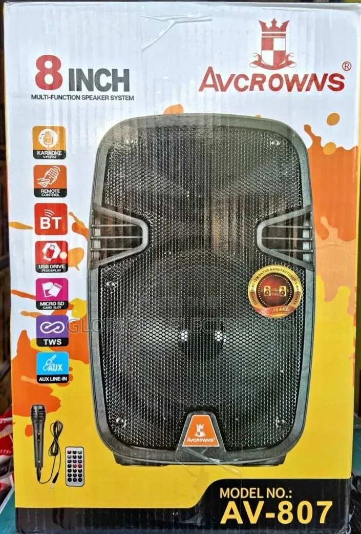 Avc Crowns Spekaer 8"