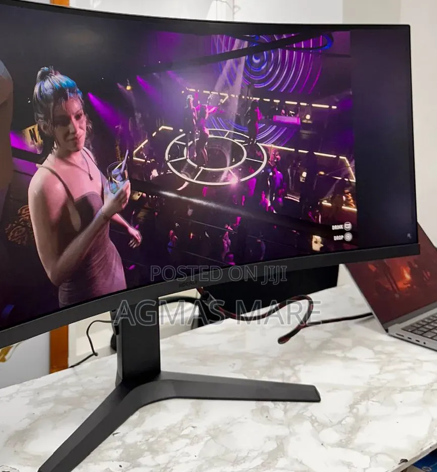 KOORUI 32" Curved Gaming Monitor 32” Wi4