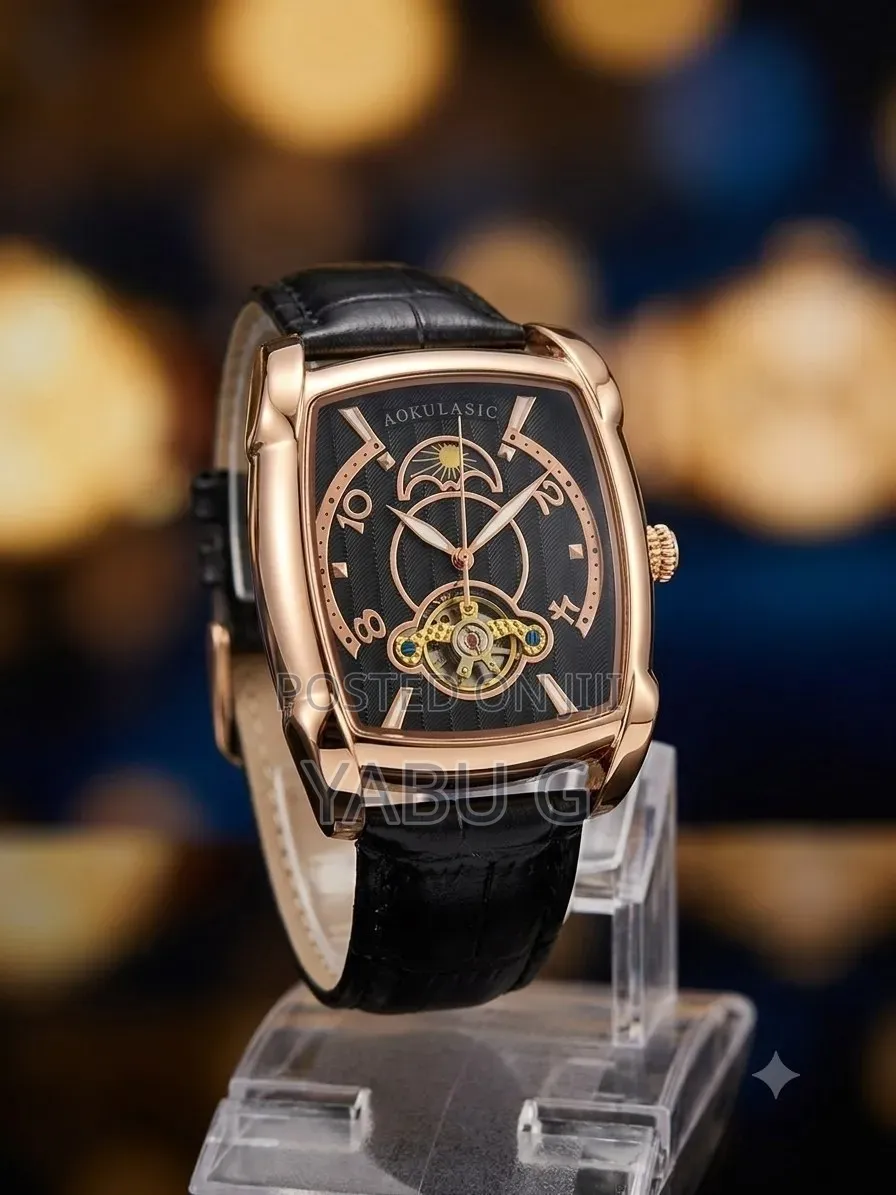 AOKULASIC Top Brand Men Watch Automatic Mechanical Mens