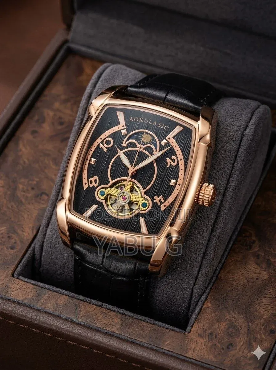 AOKULASIC Top Brand Men Watch Automatic Mechanical Mens