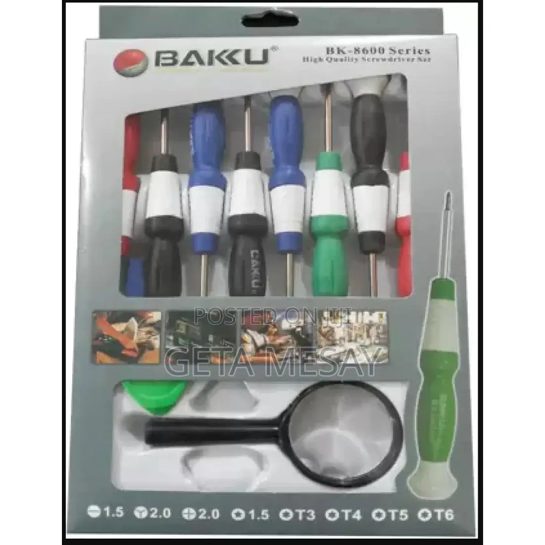 Baku BK-8600 Precision Screwdriver and Repair Kit - Geta Tech