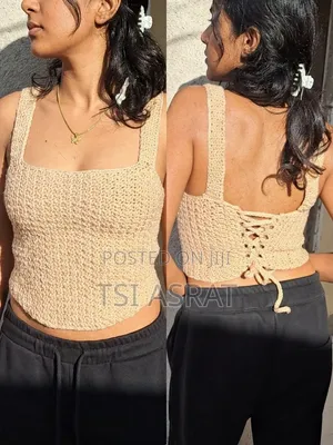 Beautiful Crochet Crop Top From ENKUSERA 