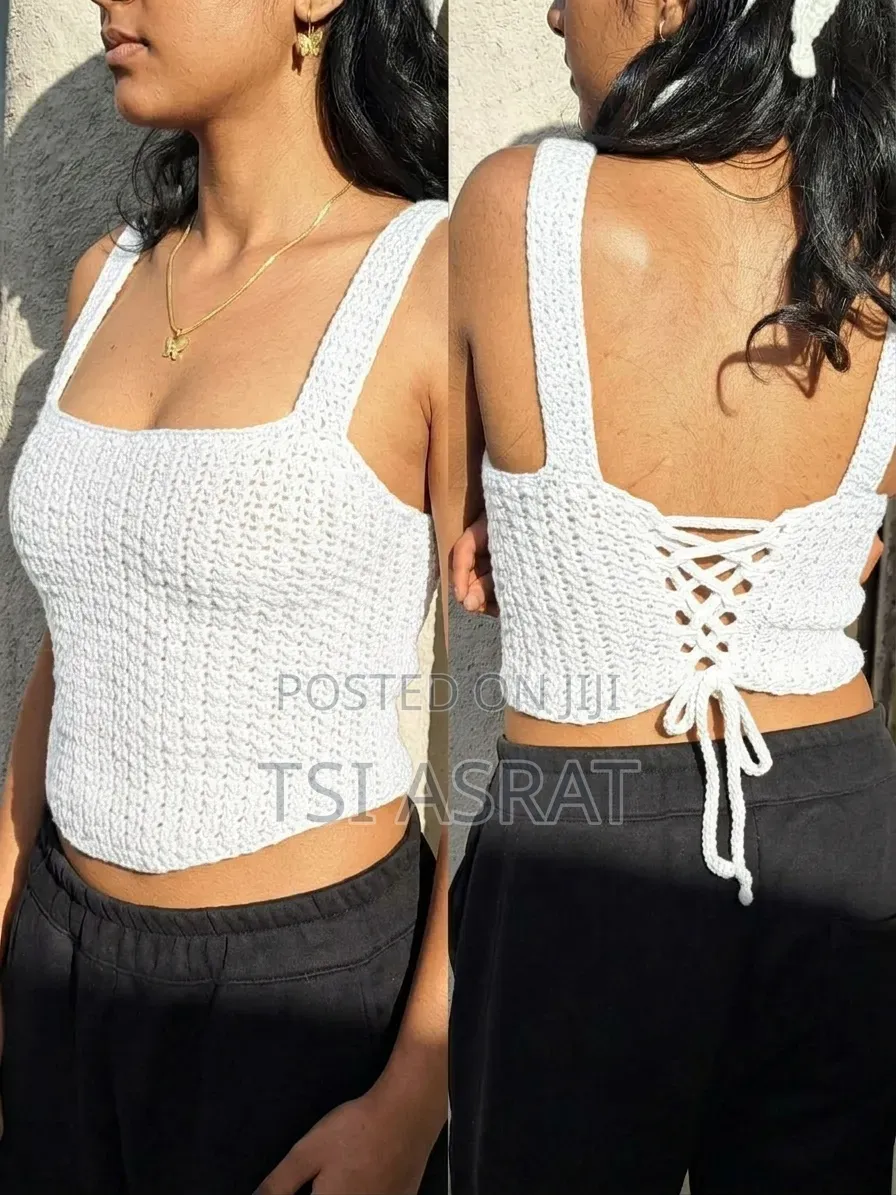 Beautiful Crochet Crop Top From ENKUSERA 