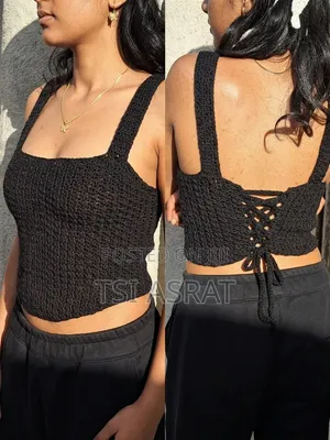 Beautiful Crochet Crop Top From ENKUSERA 