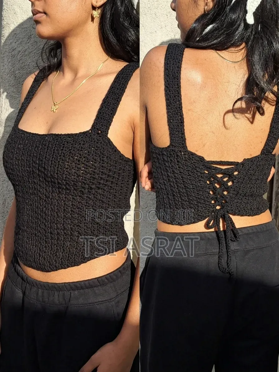 Beautiful Crochet Crop Top From ENKUSERA 