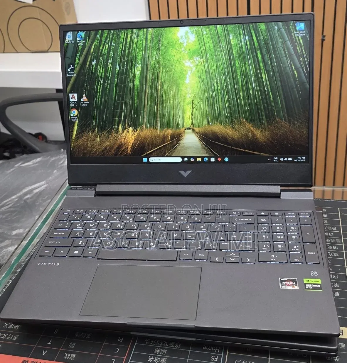 New Laptop HP Victus 15 16GB AMD Ryzen 5 SSD 512GB