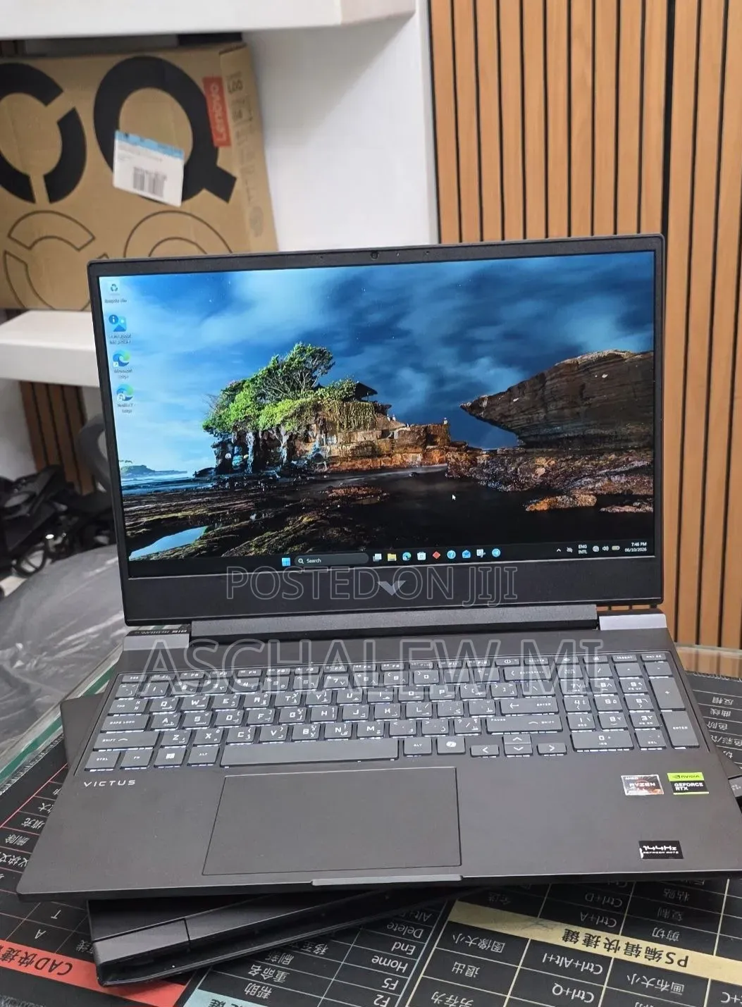 New Laptop HP Victus 15 16GB AMD Ryzen 5 SSD 512GB
