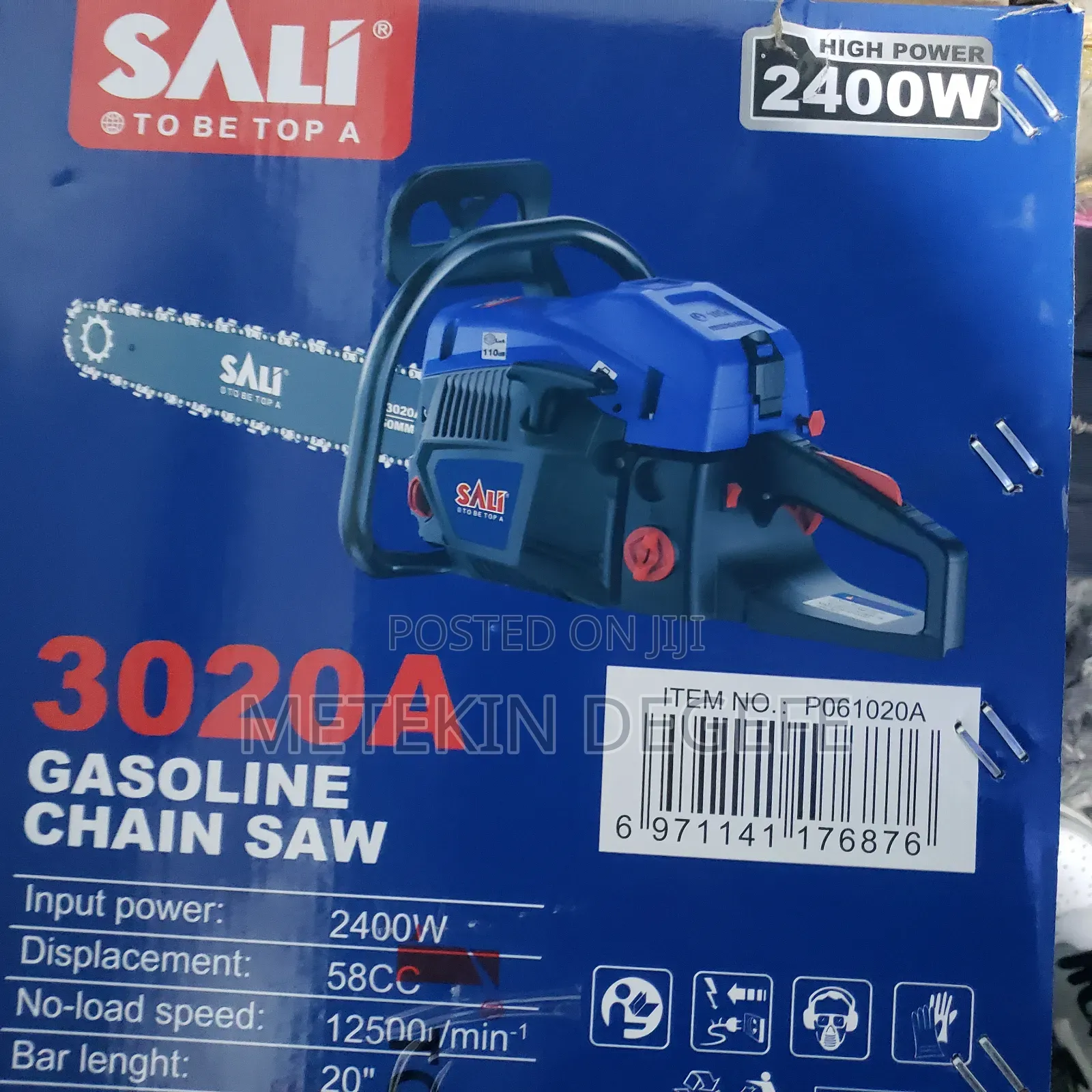 Sali Gasoline Chain Saw, 2400W /ኦርጅናል የ ሳሊ ምርት የሆነ ቼንሶ/እንጨት መቁረጫ ማሽን