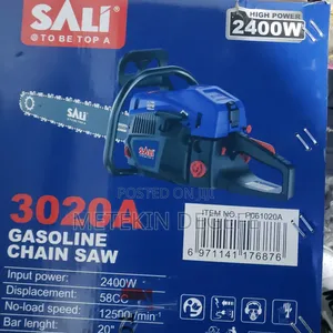 Sali Gasoline Chain Saw, 2400W /ኦርጅናል የ ሳሊ ምርት የሆነ ቼንሶ/እንጨት መቁረጫ ማሽን