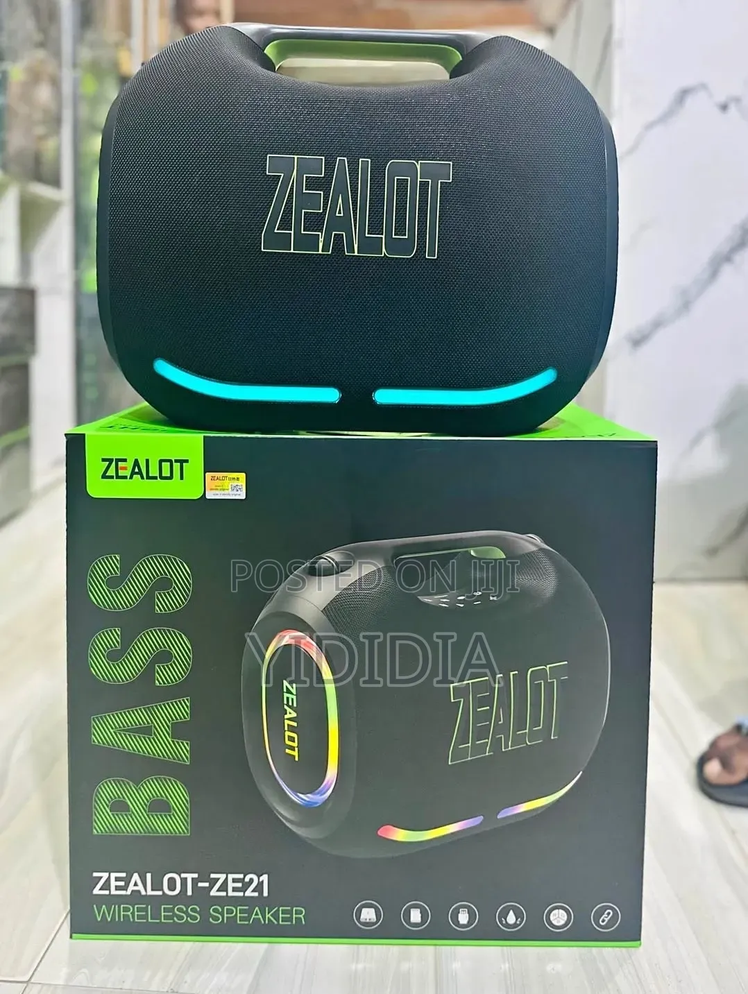 ZEALOT ZE21 250W Powerful Bluetooth Speaker ||Deep Bass & RGB Lights