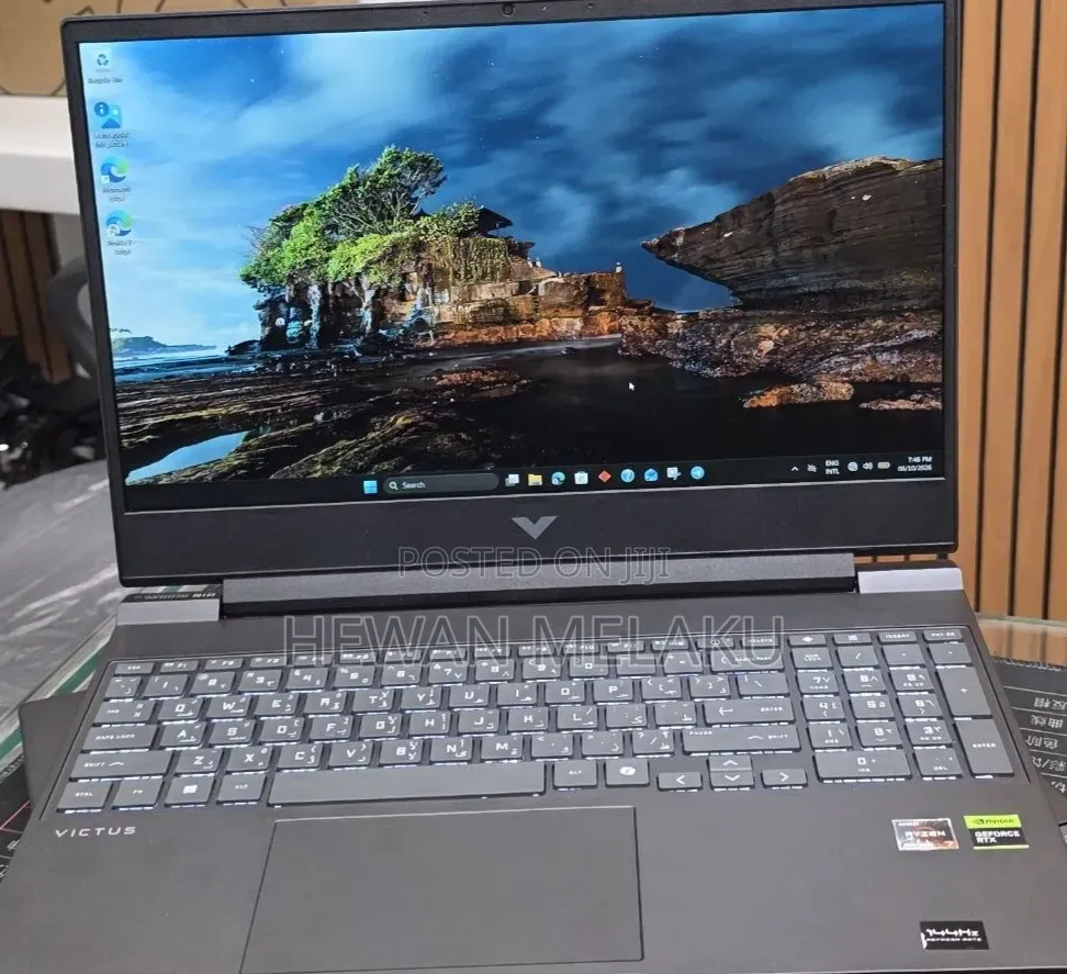 New Laptop HP Victus 15 8GB AMD Ryzen 5 SSD 512GB