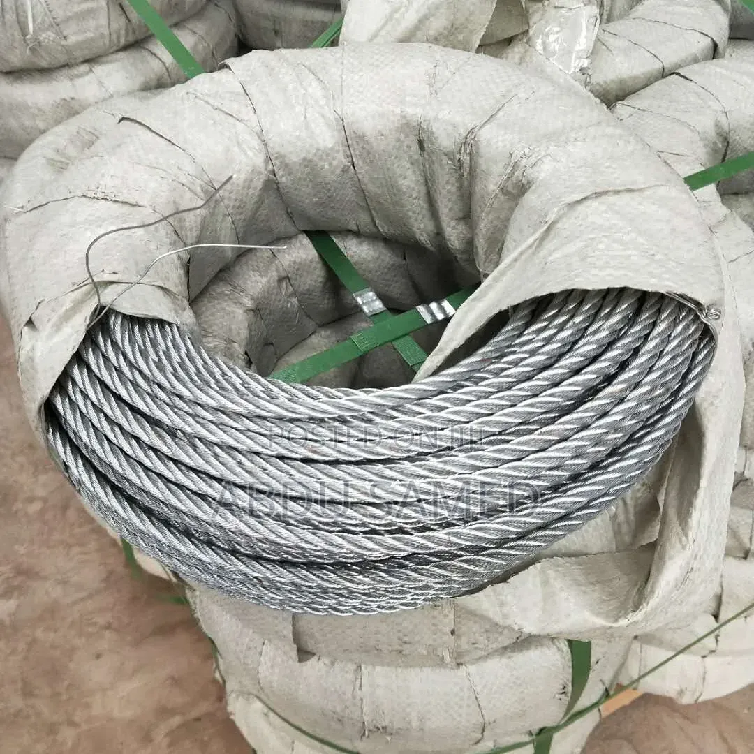 Galvanized Steel Wire Rope(cabo/ካቦ