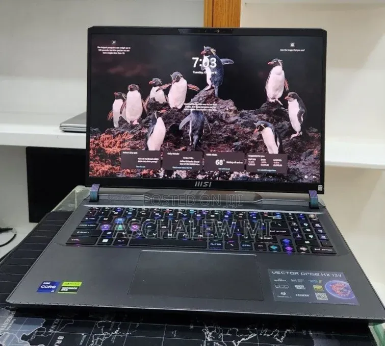 New Laptop MSI Vector GP68 HX 13V 16GB Intel Core i9 SSD 1T