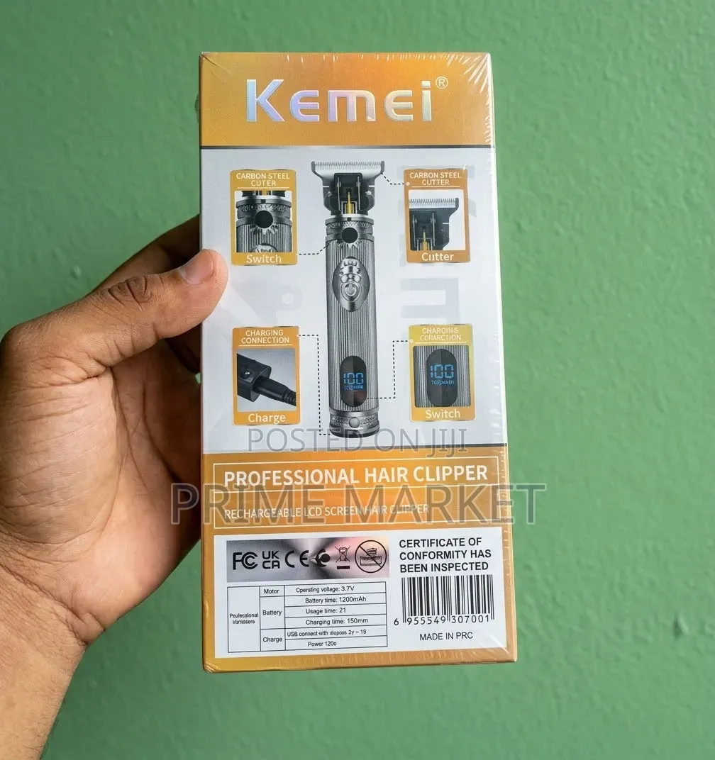 KEMEI KM-700H Gold Professional Cordless Hair Clipper & Beard Trimmer