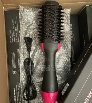  3-in-1 Hair Styler - Dry, Straighten & Curl With One Brush! 