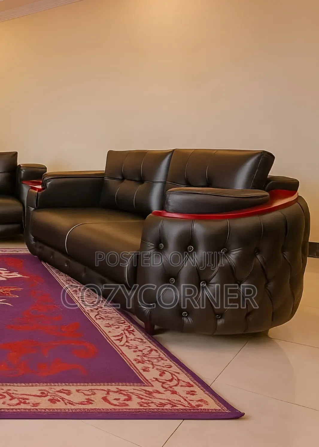 Awesome 8 Seaters Full Leather Sofa to Order Instantly. ሌዘር ሶፋ