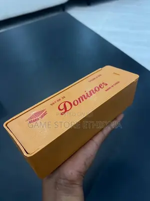 ፕሮፌሽናል ሴራሚክ ዶሚኖስ Ceramic Dominoes Game | Thick|black Dot |Set of 28