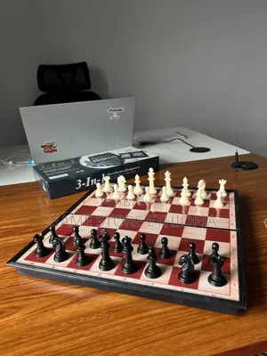 3በ1 ጨዋታ ማግኔቲክ ቼዝ + ዳማ +ባክጋመን 3in1 Magnetic Chess Checkers Backgammon