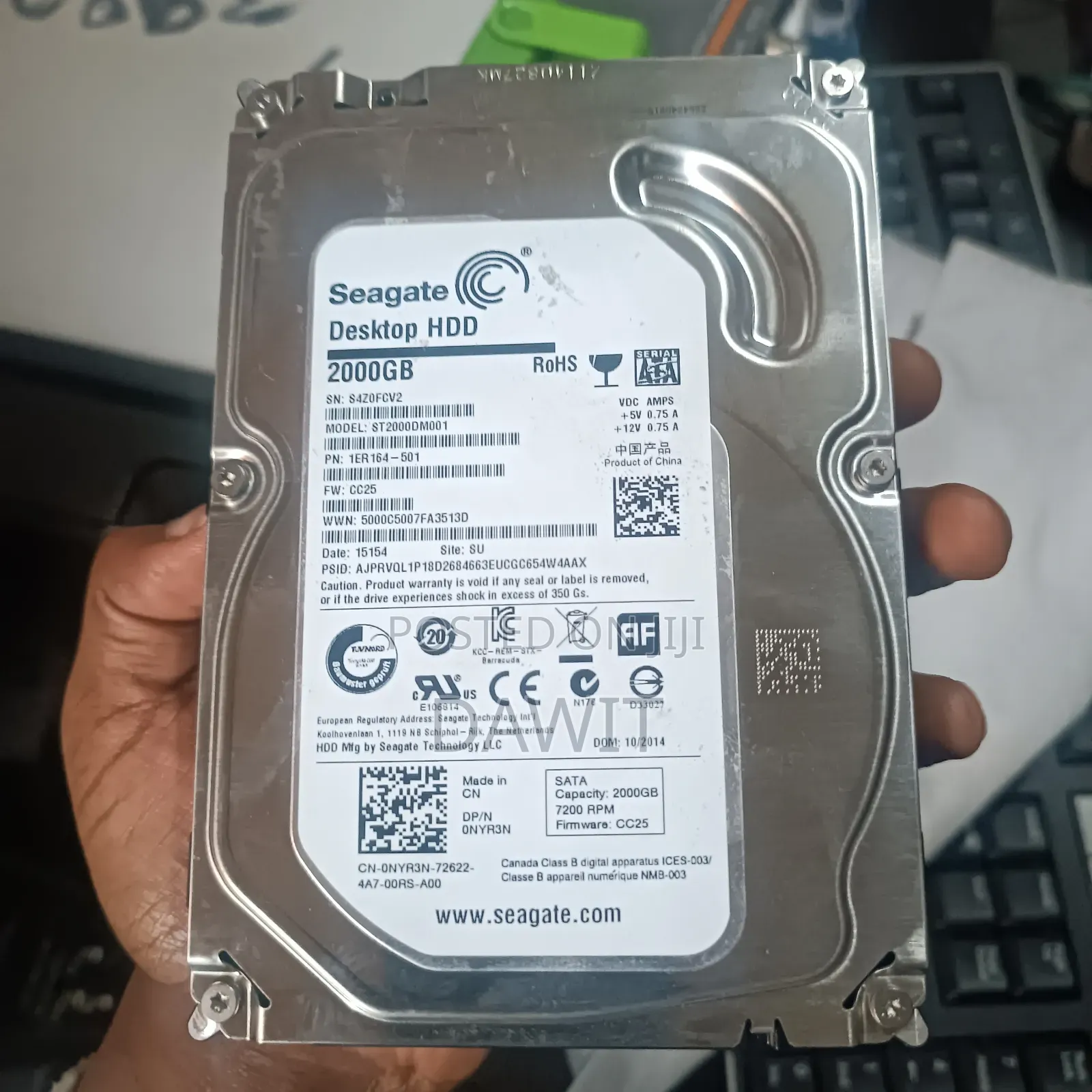 2 TB Hard Disk
