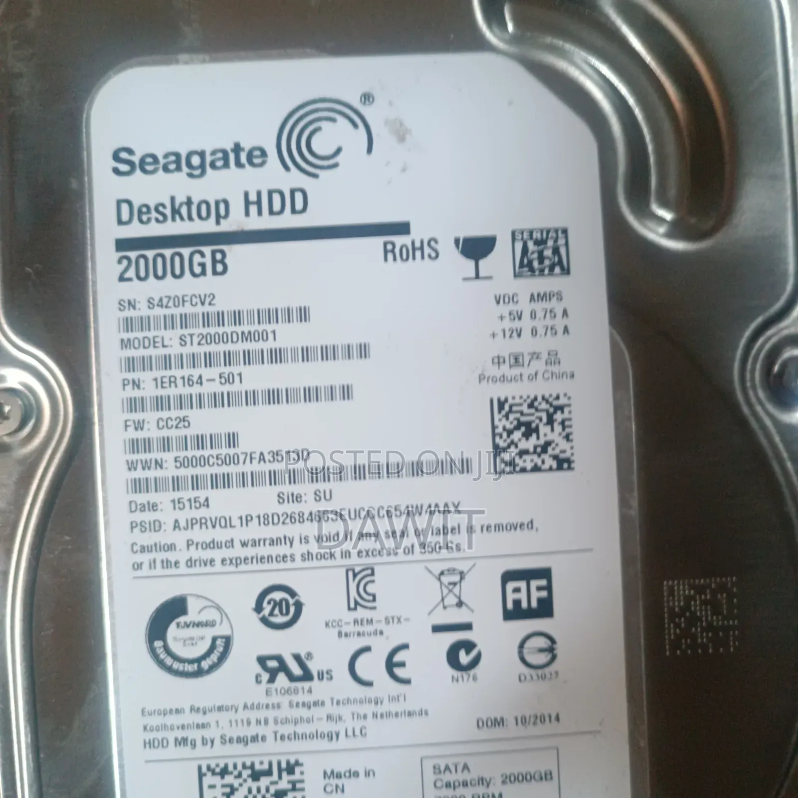 2 TB Hard Disk